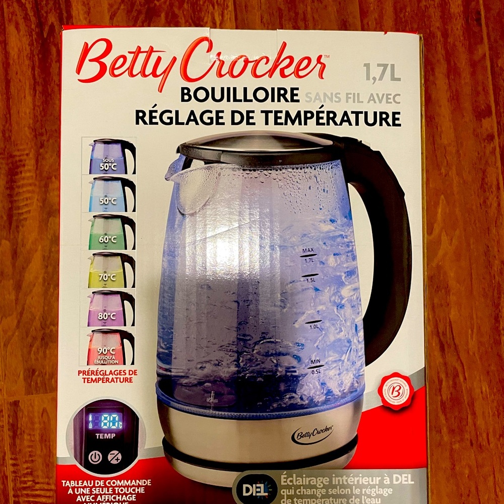 Betty Crocker bouilloire